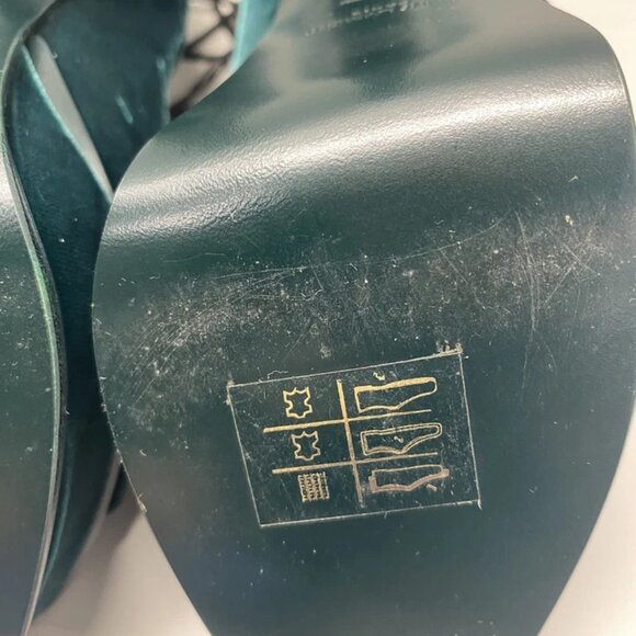 NEW SAINT LAURENT Velluto Master Platform Heels – Women’s Size 8.5 – Emerald - Picture 4 of 10